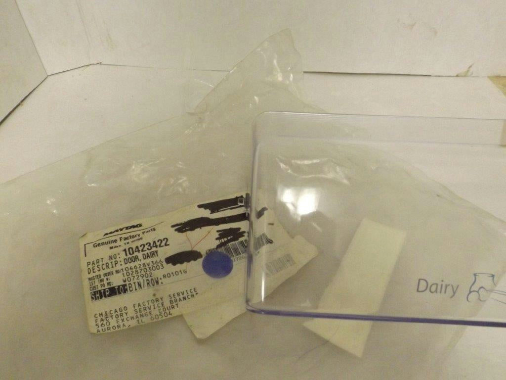 MAYTAG WHIRLPOOL REFRIGERATOR 10423422 DAIRY DOOR NEW MAYTAG WHIRLPOOL REFRIGERATOR 10423422 DAIRY DOOR NEW